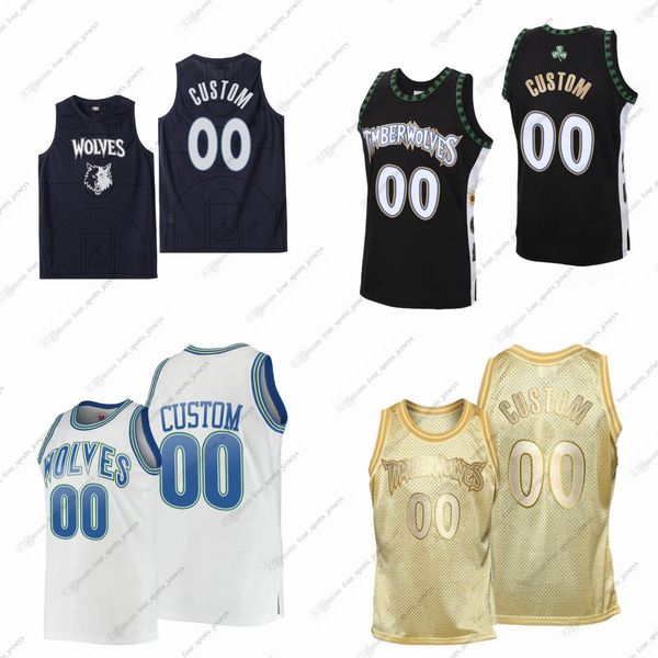 

custom 1995 retro mitchell and ness basketball jersey kevin garnett love jefferson sam cassell pooh richardson terrell brandon campbell gugl, Black;red