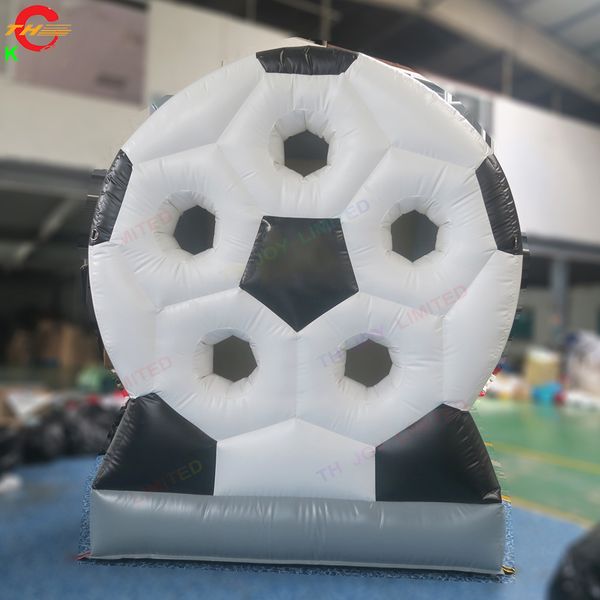 

outdoor activities giant interactive inflatable football shooting sport games for sale