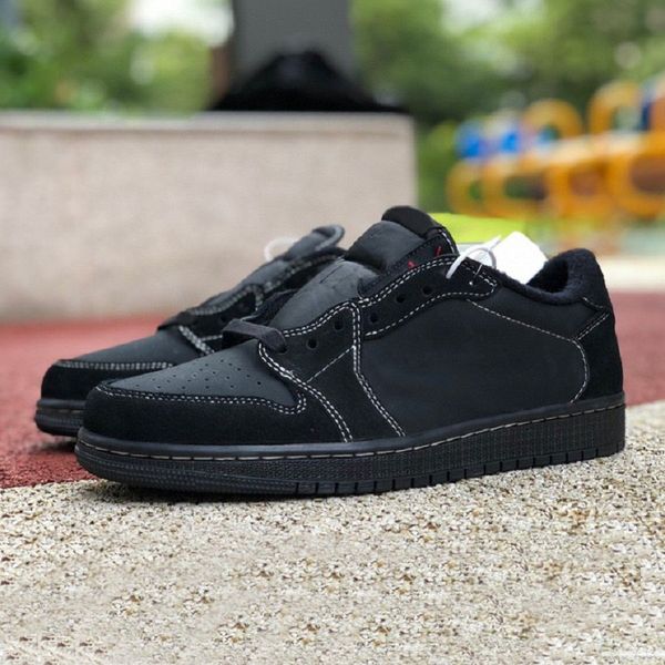 

with box 1 1s mens basketball shoes ts x black phantom low cut men women trainers sports sneakers dm7866-001 og quality eur 36-46