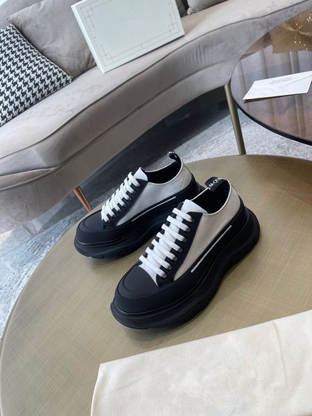 

casual shoes women leather sneaker cowhide fashion lady flat designer running trainers woman shoe platform men gym sneakers 0418, Black