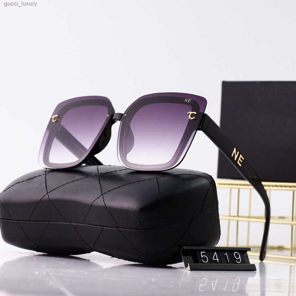 

2023new designer sunglasses luxury square sunglasses wear comfortable online celebrity fashion glasses, White;black