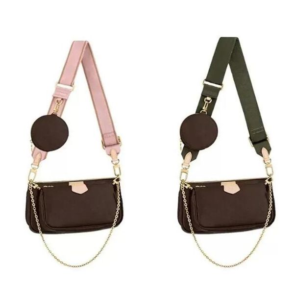 

with box pochette bag date code m44813 luxurys crossbody handbag favorite multi accessories wallet 3 pcs bags wallets women designer purses