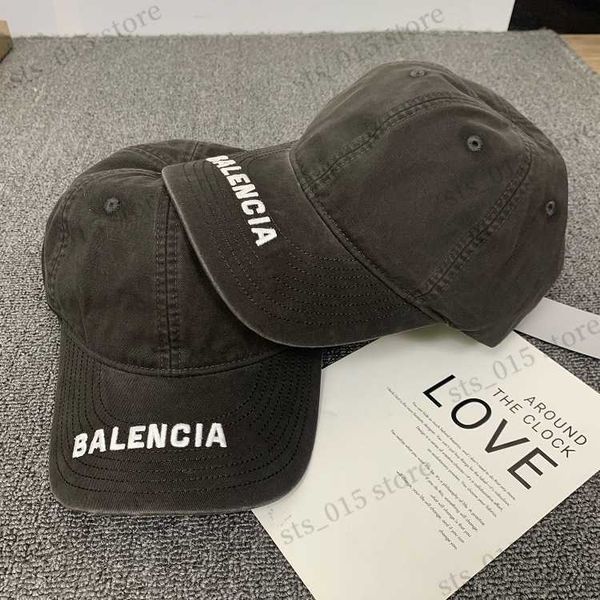 

ball caps washed worn baseball cap embroidered cap korean version versatile grey plain cap children's sun visor in spring autumn and su, Blue;gray