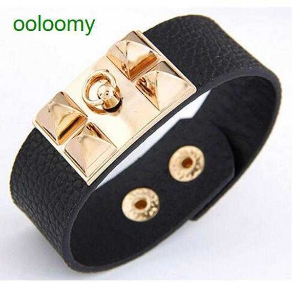 

hemres designer bracelet new bracelet jewelry leather cowhide, Black