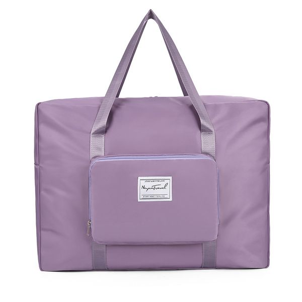 

oxford fabric storage bag with large capacity, convenient waterproof storage bag, clothes, quilts, adjustable pull rod, moving luggage bag, Blue;pink