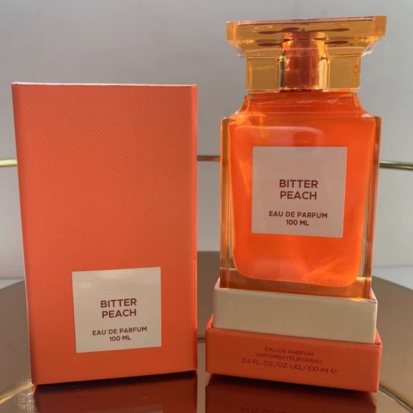 

100ml 3.4fl.oz bitter peach perfume for women long lasting fragrance body spray luxury perfume present