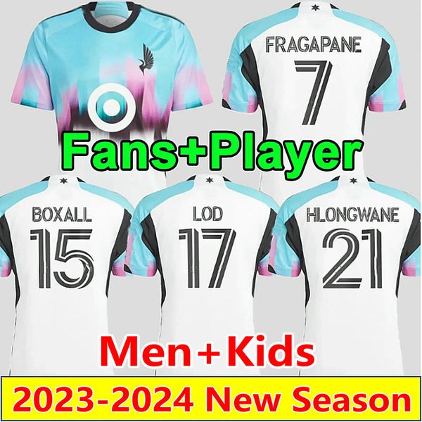 

2023 minnesota soccer jerseys united fc northern lights 22 23 24 reynoso hlongwane dotson lod amarilla fragapane football shirts boxall dunb, Black;yellow