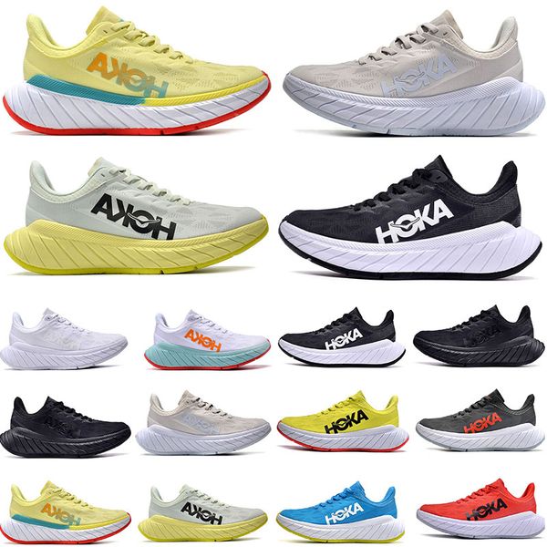 

hoka designer mens womens running shoes color red yellow white blcak blue outdoor men women fashion cool trainers sports sneakers size 36-42