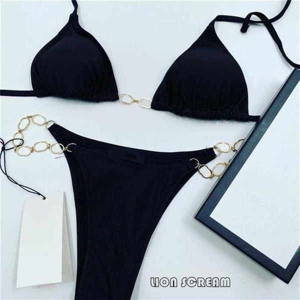 

new women19ss full pattern designer swimwear three-point swimsuit women summer two-piece bathing bikini suits 4 styles244i, White;black