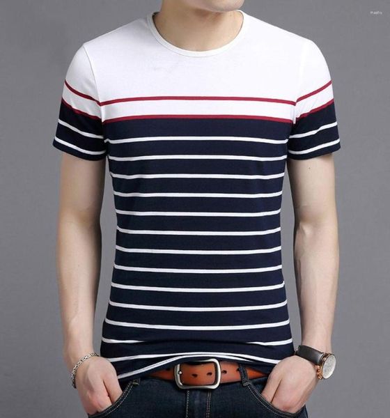 

hhmen's t shirts cotton elegant anti-wrinkle t-shirt summer men clothing short-sleeved tee low-key casual fashion comfortable hhh xnyg, Blue