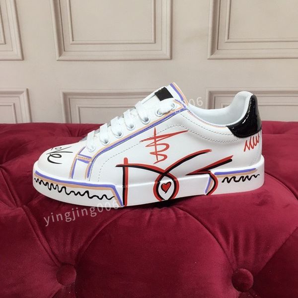 

2023mens designer quality casual shoes travel leather lace-up sneaker fashion lady flat running trainers letters men gym sneakers, Black