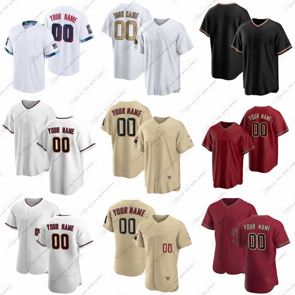 

2023 custom baseball jerseys gonzalez johnson ahmed bumgarner longoria castro chafin gallen ginkel henry kelly mantiply mcgough misiewicz, Blue;black