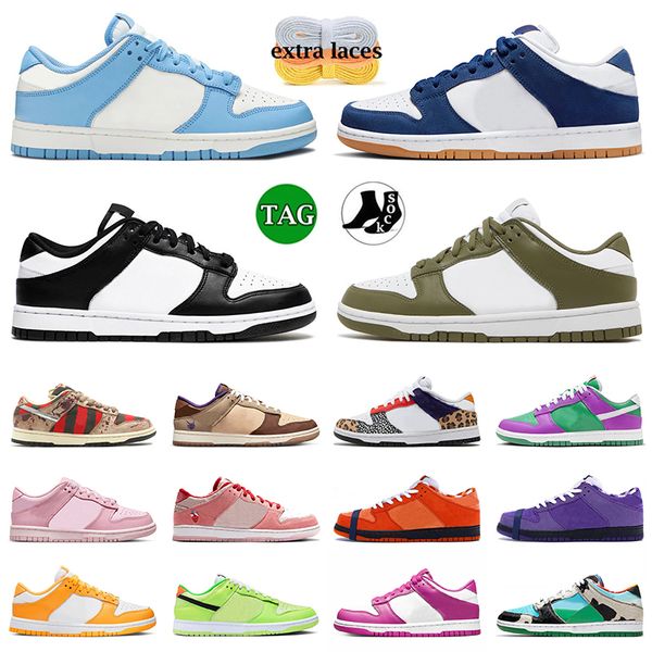 

designer low sneakers for mens women running shoes panda chunky triple pink ben and jerry black white grey fog coast laser orange lobster og