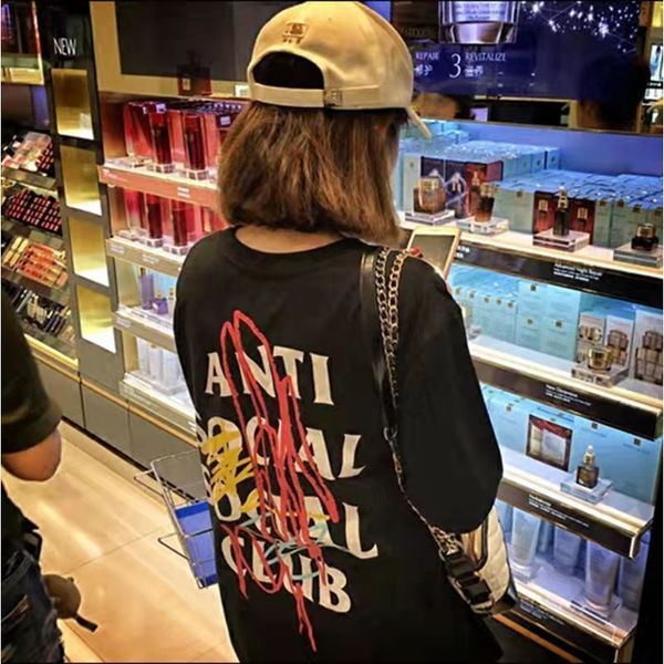 

men's t-shirts t-shirt fashion solid red grey powder cover hip hop cotton sweater men's and women's brand street y2k 230425, White;black