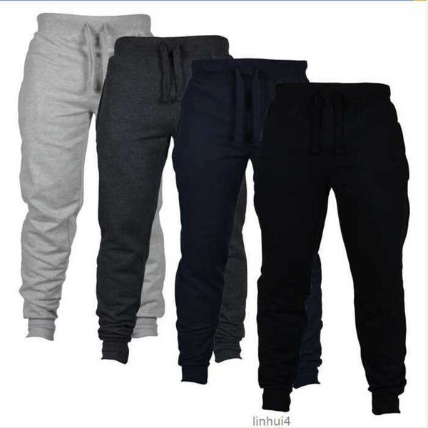 

men's casual sweat jogger harem trousers slacks wear drawstring plus size solid mens joggers slim fit pants men, Black
