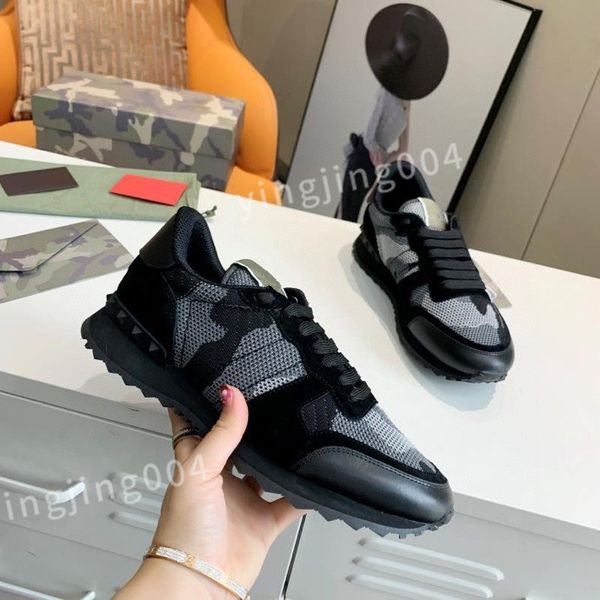 

new luxury fashion designer shoes mens womens casual shoe genuine leather classic men sneakers, Black