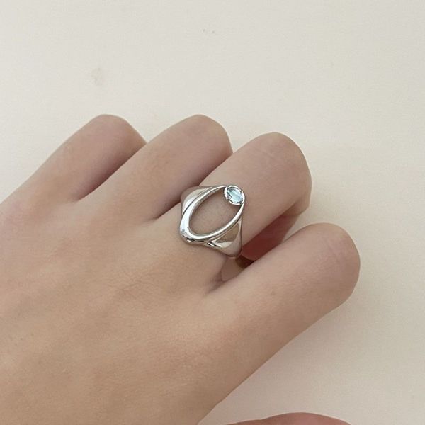 

promise rings for womens minority design high-level opening ring spider fluid symbol ins style personality fashion combination wearing rings, Silver