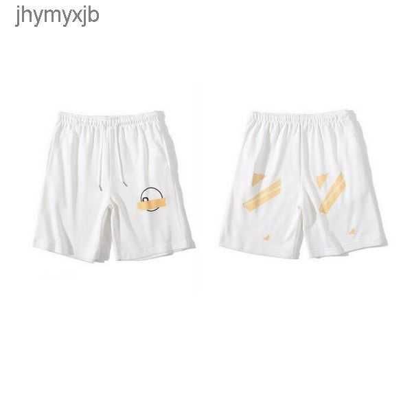 

2023 mens summer designer shorts fashion loose swimming suits womens streetwear clothing white quick drying swimwear letters offes printed b, White;black