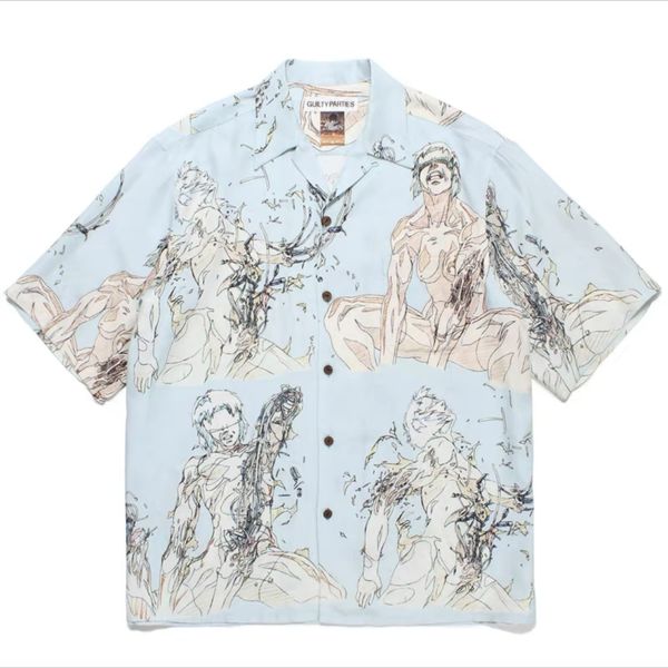 

full printing shirt men women hawaiian shirts tee, White;black