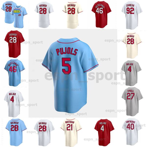 

nolan arenado cardinal 2023 men baseball jersey paul goldschmidt yadier molina ozzie smith albert pujols bader dejong carlson edman wainwrig, Blue;black