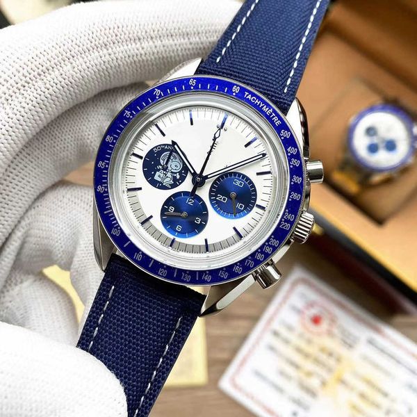 

2023 designer luxury fashion brand quartz watch 42mm all stainless steel strap sapphire mirror business casual strap watch, Slivery;black