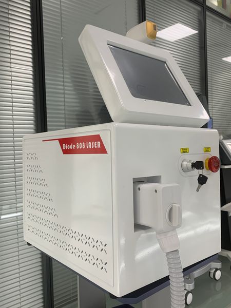 

high power permanent laser machine 755nm 808nm 1064nm diode elight permanent hair removal machine, Black