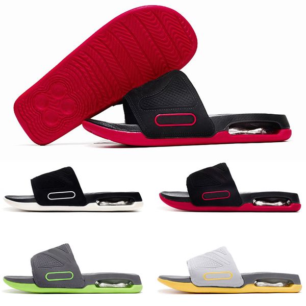 

2023 cirro men women slippers sandals slides slip-on flip flops black metallic silver university red dark grey white volt orange mens slippe