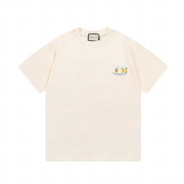 

2023 new t shirt mens shirt designer shirt gu summer fashion luxurys brand style tshirt s-xl, White;black
