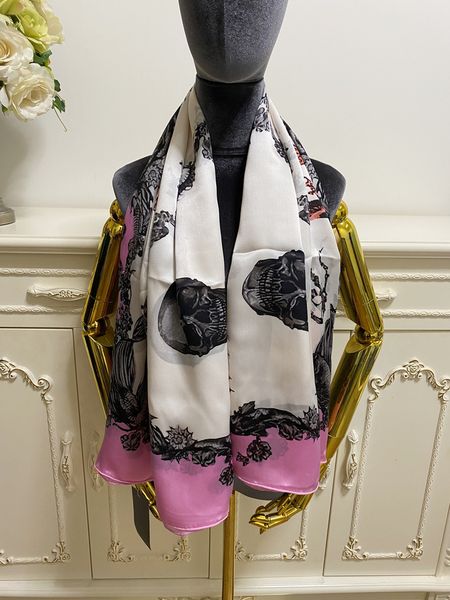 

women's square scarf scarves 100% twill silk material pint letterpattern size 130cm - 130cm, Blue;gray