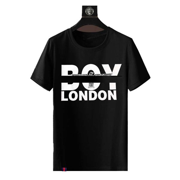 

2023 boy luxury designer men's short sleeve men's t-shirt outdoor pure cotton printed crew neck short sleeve casual luxury couple, White;black