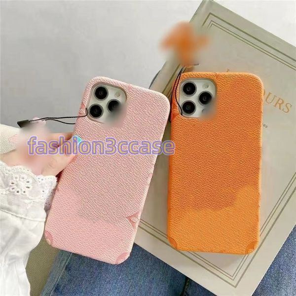 

designer floral printing leather phone cases for iphone 13 14 pro max 12 mini 11 xs xr x 8 7 plus case fashion designers print back cover lu
