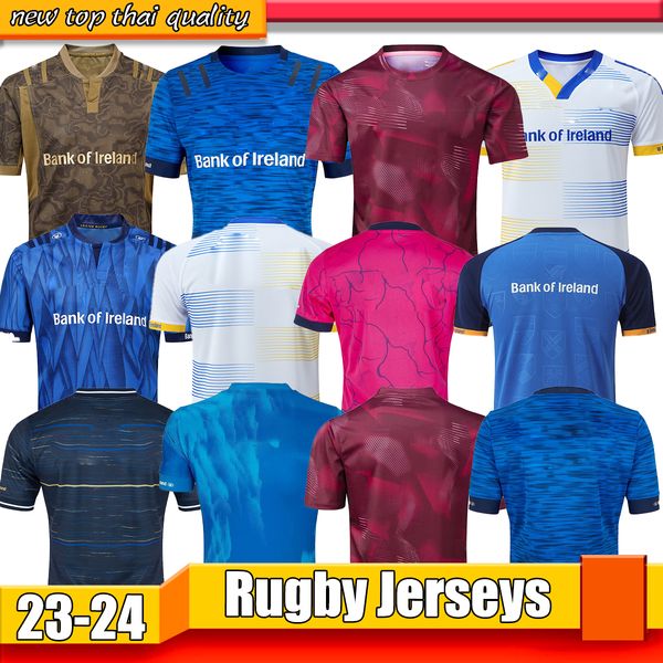 

2023 leinster munster rugby jersey home away 21 22 23 european irish club shirt size s-3xl rugby jacket rugby shirt, Black;gray