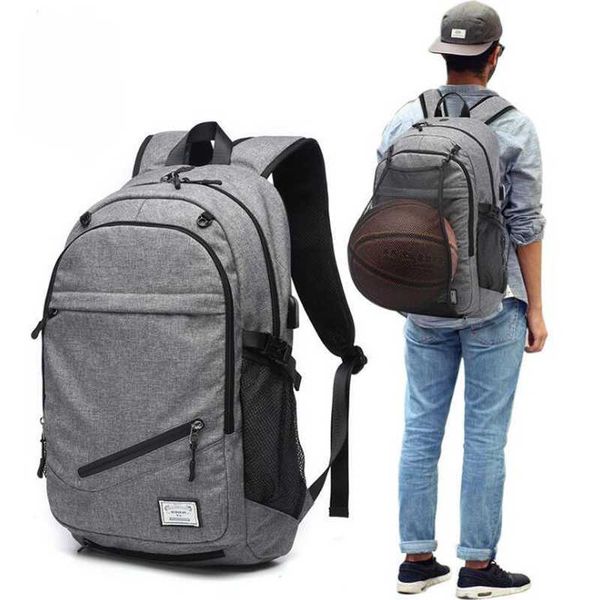 

outdoor bags male lapbackpack canvas men usb backpack school bags for teenager ball bag pack multifunction travel rucksack mochilas mujer j2