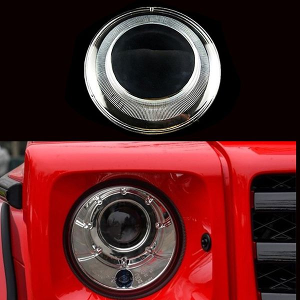 

car headlight cover lens glass shell headlamp transparent lampshade auto light lamp for mercedes-benz g-class w463 2007 ~ 2018