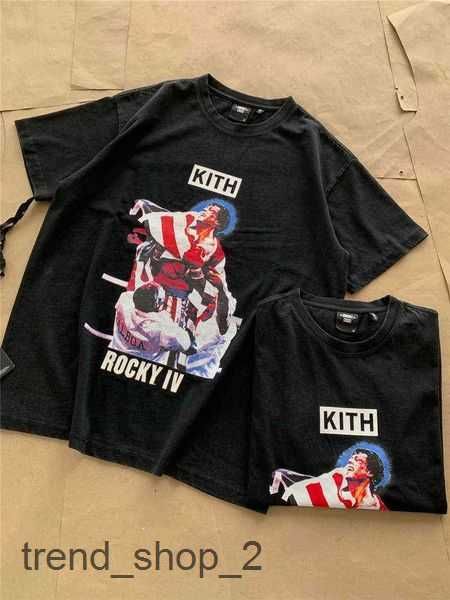 

2023 kith rocky t shirt men women t-shirt washed tees 2 5xua, White;black