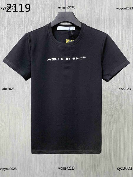 

summer t shirt mens womens designers t-shirts loose tees black and white pattern on the back short sleeves size m-xxxl #9-10, White;black