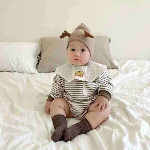 

clothing sets bib newborn baby gauze bibs animal burp, White