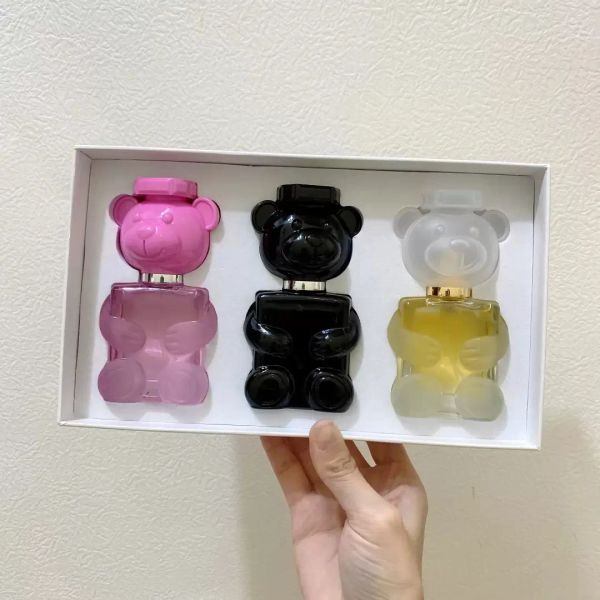 

designer fragrance teddy bear perfume toy 2 boy perfume 3-piece set 30ml per bottles long lasting fragrance nice smell cologne eau de parfum