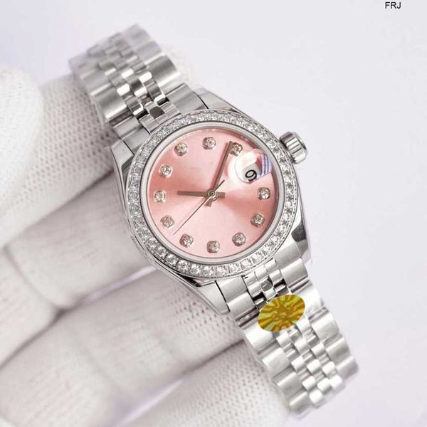 

rolax watch diamond business womans 31mm 28mm automatic mechanical es stainless steel strap dial design waterproof wrist gift wrist, Slivery;golden