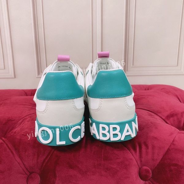 

2023fashion brand quality casual shoes leather lace-up sneaker fashion lady flat running trainers letters mens gym sneakers, Black