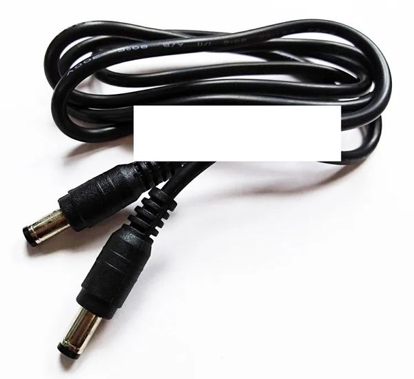 

1m length cables 20awg straight dual dc male power supply adapter cord10pcs