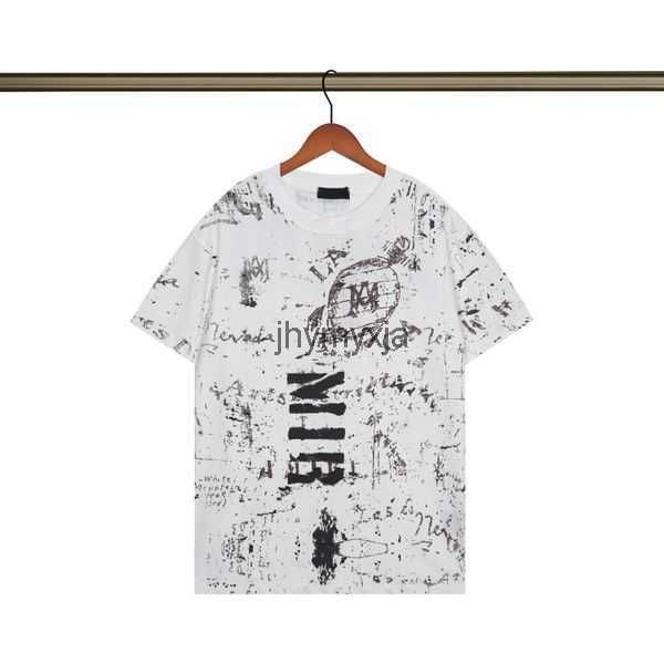 

2023 mens womens designers streetwear t shirts men luxurys fashion letter pattern print tshirts summer short sleeved tshirt loose tees plus, White;black