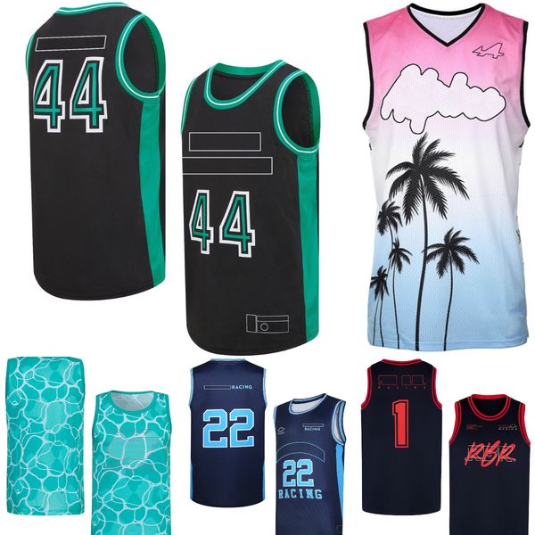 

2023 new f1 vest t-shirt formula 1 racing fans t-shirts summer men's sports vest fashion sleeveless jersey tank for men