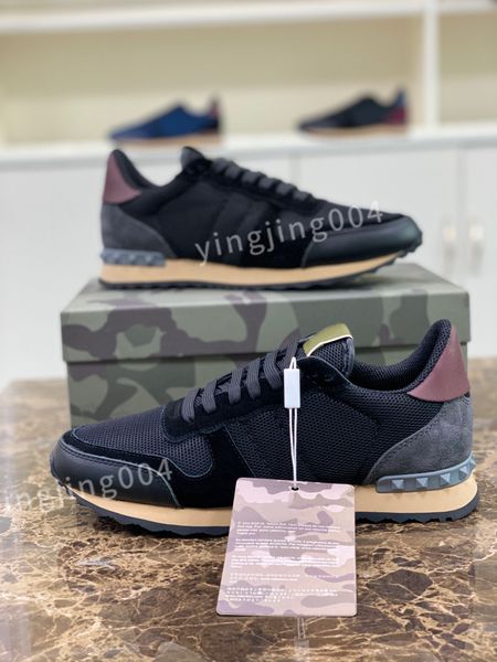 

new luxurys fashion designer shoes mens womens casual shoes genuine leather classic men sneakers, Black