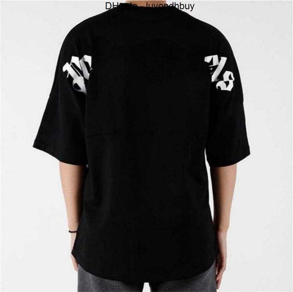 

22s men's t shirts t shirt palms palmangel city designer limited inkjet graffiti letter printing men's women's sailboat short, White;black