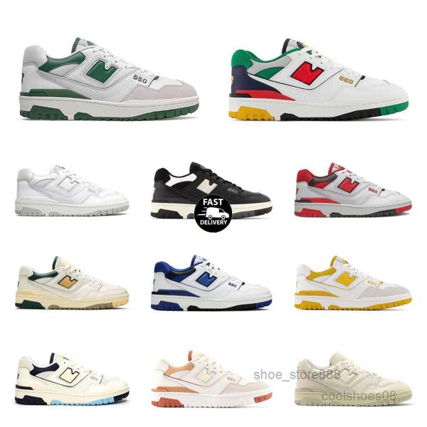 

pattern 2023 new designer casual nb sneakers low running shoes trainers outdoor fashion 550 footwear navy blue syracuse unc white university, Black