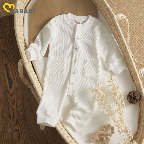 

rompers ma baby 0-24m born infant baby boy girl jumpsuit soft long sleeve romper casual fall spring clothing 230425, Blue