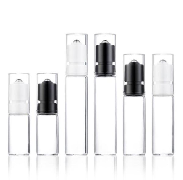 

100pieces/lot 10ml 15ml 20ml controllable liquid volume roll on perfume bottle essential oil case