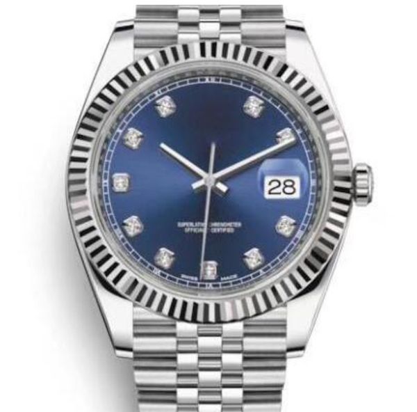 

u1 aaa watch steel wimbledon dial datejust smooth bezel 126333 126334 day date automatic mechianical wristwatch jubilee strap sapphire movem, Slivery;brown