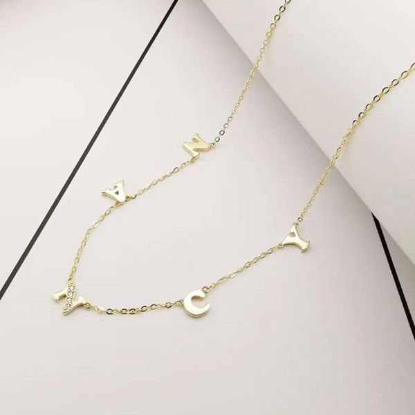 

necklace fashion temperament neck accessories, simple accessories,, Golden